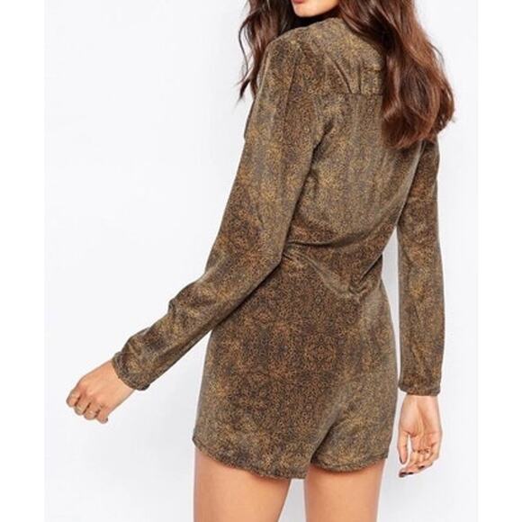 Stone Cold Fox Hayes Silk Romper Playsuit Brand Size 1 or XS - Picture 6 of 8